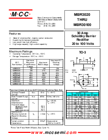 浏览型号MBR30100的Datasheet PDF文件第1页