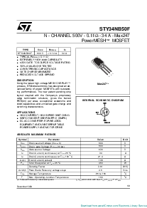 浏览型号STY34NB50F的Datasheet PDF文件第1页