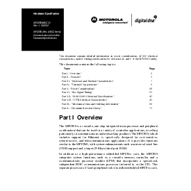 浏览型号XPC850SRZT80BU的Datasheet PDF文件第1页