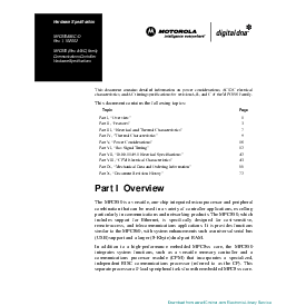 浏览型号XPC850SRZT50BU的Datasheet PDF文件第1页