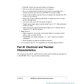 浏览型号XPC850SRZT50BU的Datasheet PDF文件第7页