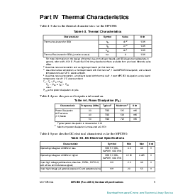 浏览型号XPC850SRZT50BU的Datasheet PDF文件第9页