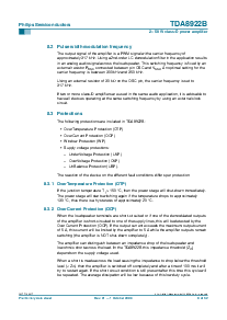 浏览型号TDA8922BTH的Datasheet PDF文件第8页