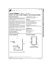 浏览型号LM4860M的Datasheet PDF文件第1页