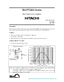 浏览型号HA17324ARP的Datasheet PDF文件第1页