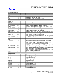 浏览型号W90N740CD的Datasheet PDF文件第16页