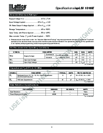 浏览型号ISPLSI1016E的Datasheet PDF文件第3页