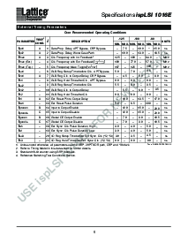 浏览型号ISPLSI1016E的Datasheet PDF文件第5页