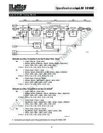 浏览型号ISPLSI1016E的Datasheet PDF文件第8页