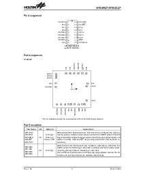 浏览型号HT46R47的Datasheet PDF文件第2页