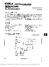 浏览型号MSM5832RS的Datasheet PDF文件第1页