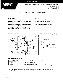 浏览型号UPC311G2的Datasheet PDF文件第1页