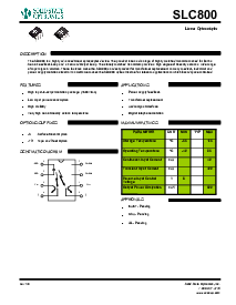 浏览型号SLC800的Datasheet PDF文件第1页