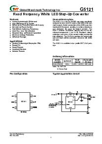 浏览型号G5121的Datasheet PDF文件第1页