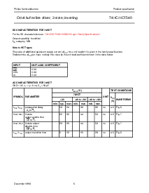 浏览型号74HC540的Datasheet PDF文件第6页