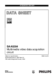 浏览型号SAA5284GP的Datasheet PDF文件第1页
