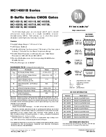 浏览型号MC14011BCP的Datasheet PDF文件第1页