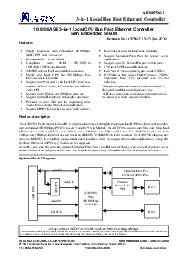 浏览型号AX88796LF的Datasheet PDF文件第1页