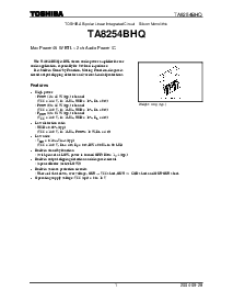 浏览型号TA8254BHQ的Datasheet PDF文件第1页