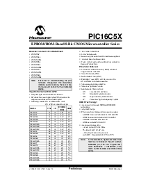 浏览型号PIC16C56-RC/P的Datasheet PDF文件第1页