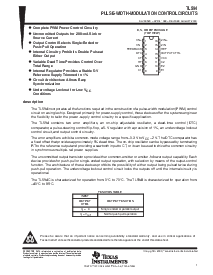 浏览型号TL594的Datasheet PDF文件第1页