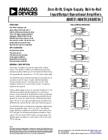 浏览型号AD8551的Datasheet PDF文件第1页