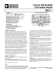 浏览型号AD210的Datasheet PDF文件第1页