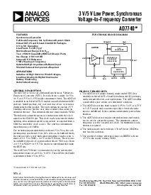 浏览型号AD7740的Datasheet PDF文件第1页