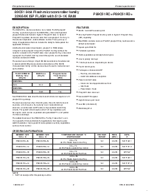 浏览型号P89C51RD+的Datasheet PDF文件第2页