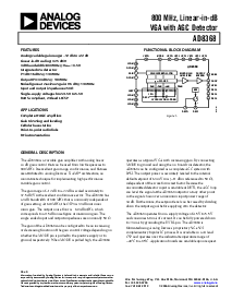 浏览型号AD8368的Datasheet PDF文件第1页