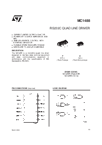 浏览型号MC1488P的Datasheet PDF文件第1页