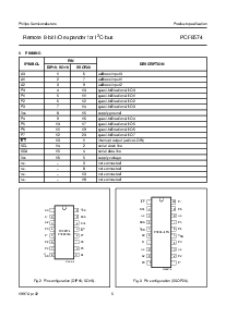 浏览型号PCF8574T的Datasheet PDF文件第5页