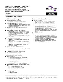 浏览型号S29GL128N的Datasheet PDF文件第1页