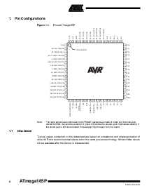 浏览型号ATMEGA165P的Datasheet PDF文件第2页