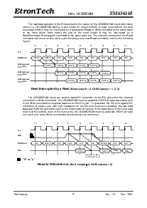 浏览型号EM636165TS的Datasheet PDF文件第7页