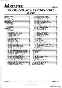 浏览型号ALC655的Datasheet PDF文件第1页