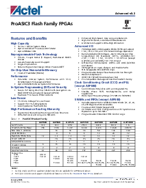 浏览型号A3P125的Datasheet PDF文件第1页