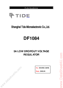 浏览型号DF1084的Datasheet PDF文件第1页