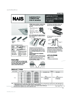 浏览型号AXK740145的Datasheet PDF文件第1页