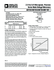 浏览型号AD1585CRT-R2的Datasheet PDF文件第1页