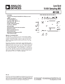 浏览型号AD1380KD的Datasheet PDF文件第1页
