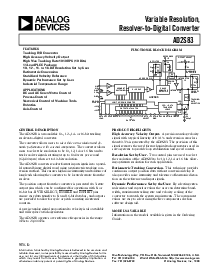 浏览型号AD2S83AP的Datasheet PDF文件第1页