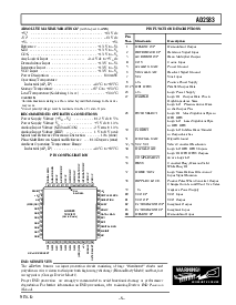 浏览型号AD2S83IP的Datasheet PDF文件第5页