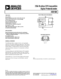 浏览型号AD5160BRJ50-R2的Datasheet PDF文件第1页