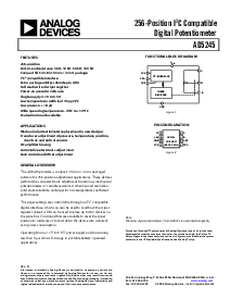 浏览型号AD5245BRJ10-R2的Datasheet PDF文件第1页