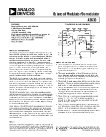 浏览型号AD630AD的Datasheet PDF文件第1页