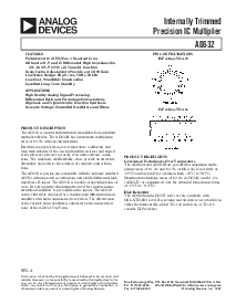 浏览型号AD632的Datasheet PDF文件第1页