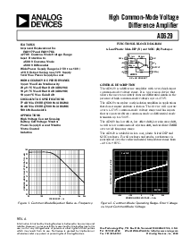 浏览型号AD629AR的Datasheet PDF文件第1页