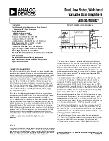 浏览型号AD602JR的Datasheet PDF文件第1页