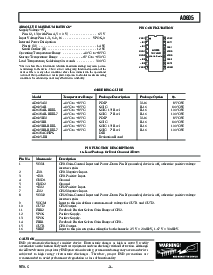 浏览型号AD605BR-REEL7的Datasheet PDF文件第3页